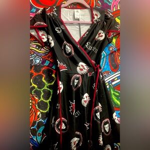 Disney’s Snow White Evil Queen Magic Mirror Wrap Dress Size XS
